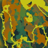 a green and yellow camouflage pattern